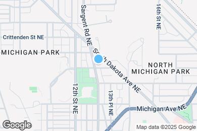 Map image of the property - 1304 Allison St NE