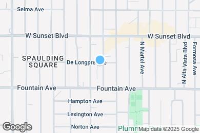 Map image of the property - 1355 N Sierra Bonita Ave