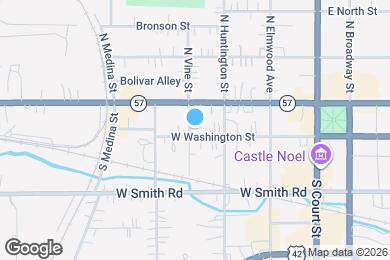 Map image of the property - 331 W Washington St