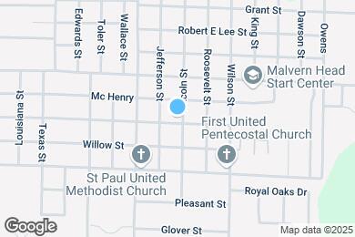 Map image of the property - 1328 Lincoln St