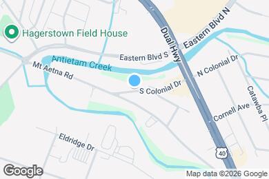 Map image of the property - 45 S Colonial Dr