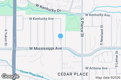 Map image of the property - 1173 S Reed St