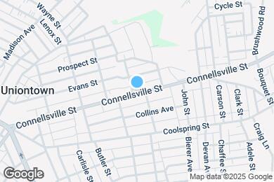 Map image of the property - 217 Connellsville St