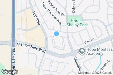 Map image of the property - Stetson Ridge Apartments