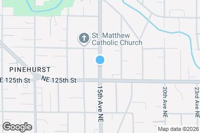 Map image of the property - 12544 15th Ave NE