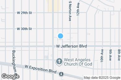 Map image of the property - 3043 S Bronson Ave
