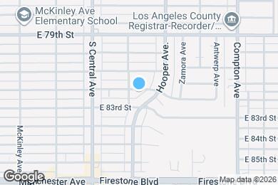 Map image of the property - 1214 E 82nd St
