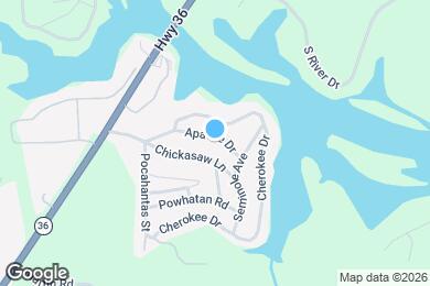 Map image of the property - 120 Apache Dr