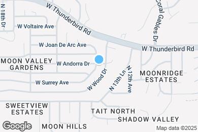 Map image of the property - 1401 W Surrey Ave