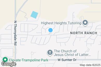 Map image of the property - 3460 W Sky Ridge Loop