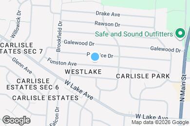 Map image of the property - 317 Funston Ave