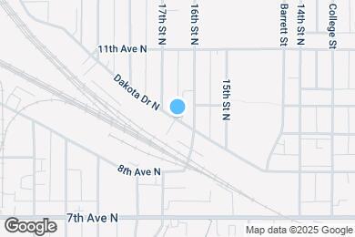 Map image of the property - 1701 Dakota Dr N