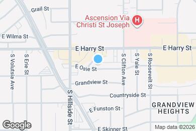 Map image of the property - 3316 E Osie St