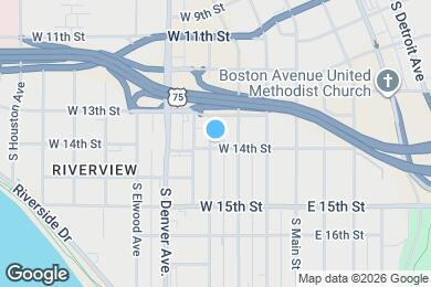 Map image of the property - 219 W 14th St