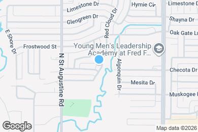 Map image of the property - 1607 Red Cloud Dr