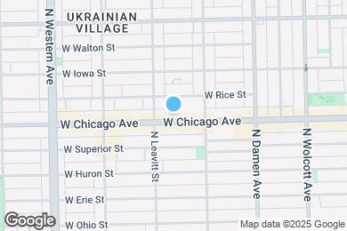 Map image of the property - 2136 W Chicago Ave