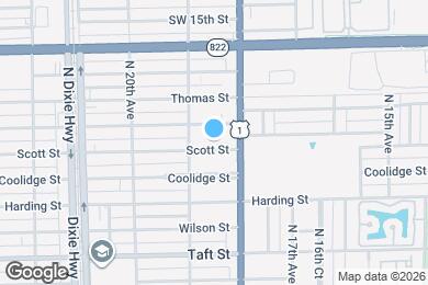 Map image of the property - 1825 Scott St