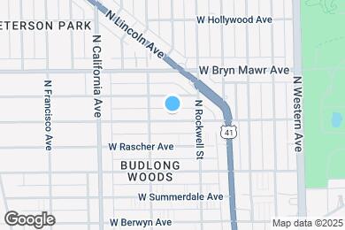Map image of the property - 2624 W Catalpa Ave