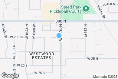 Map image of the property - 1015 W 200 N