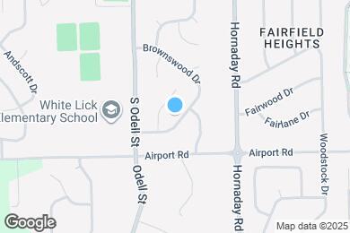 Map image of the property - 1328 Brownswood Dr