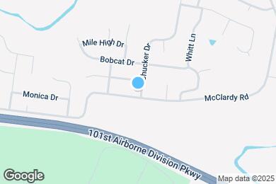 Map image of the property - 1300 Chucker Dr