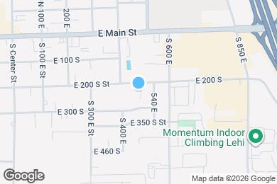 Map image of the property - 450 E 200 S