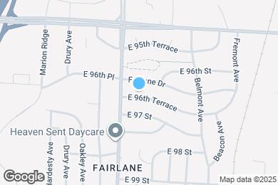 Map image of the property - 5808 E 96th Terrace