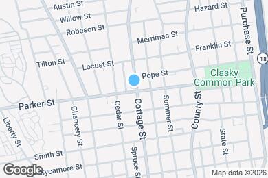 Map image of the property - 57 Parker St