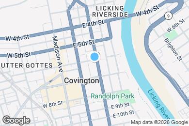 Map image of the property - 605 Greenup St