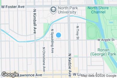 Map image of the property - 5000 N Sawyer Ave