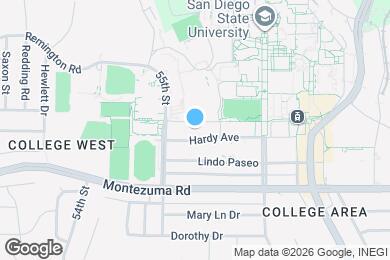 Map image of the property - Hardy Apartments