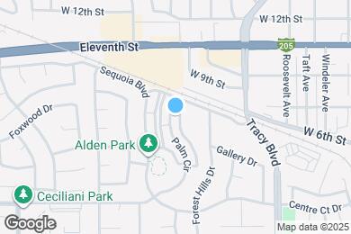 Map image of the property - 870 Palm Cir