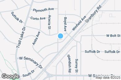 Map image of the property - 4136 Winfield Ave