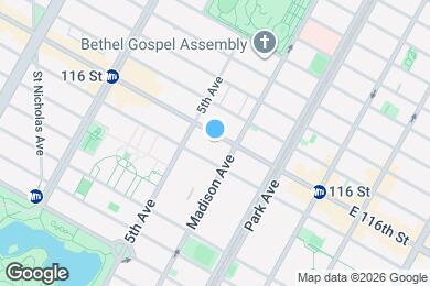 Map image of the property - East 116th Street