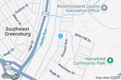 Map image of the property - 933 Highland Ave