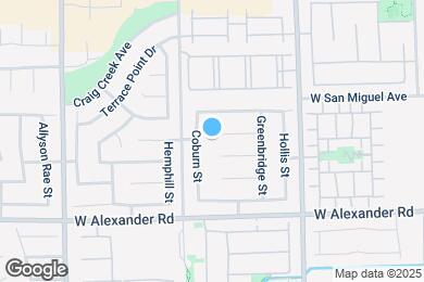 Map image of the property - 365 Copeland Ct