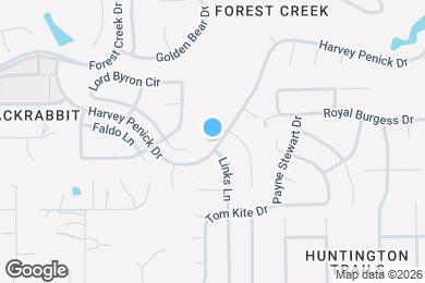 Map image of the property - 3700 Harvey Penick Dr