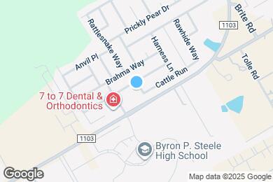 Map image of the property - 113 Bronco Bend