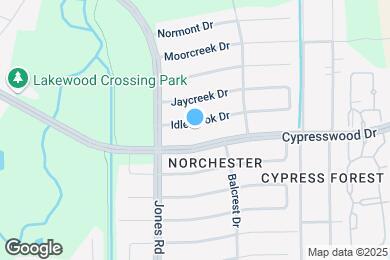 Map image of the property - 10719 Idlebrook Dr
