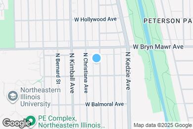 Map image of the property - 5524 N Spaulding Ave