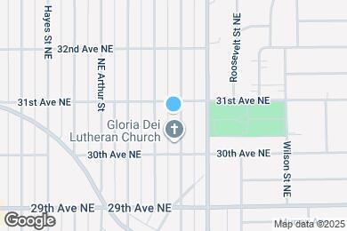 Map image of the property - 3046 McKinley St NE