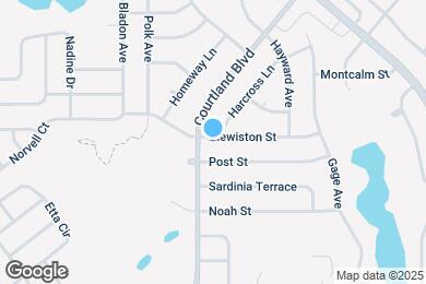 Map image of the property - 3181 Clewiston St