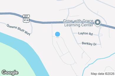 Map image of the property - 1326 Bluffton Cir