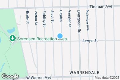 Map image of the property - 7601 Heyden