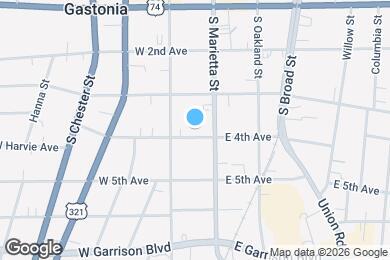 Map image of the property - 112 W 4th Ave