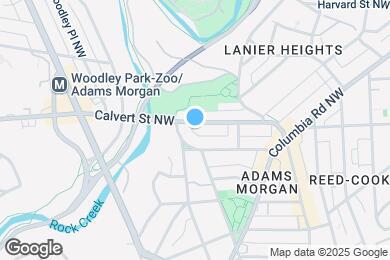 Map image of the property - 1952 Calvert St NW