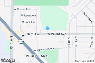 Map image of the property - 8572 W Villard Ave