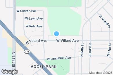 Map image of the property - 8594 W Villard Ave