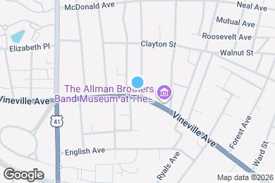 Map image of the property - 2427 Vineville Ave