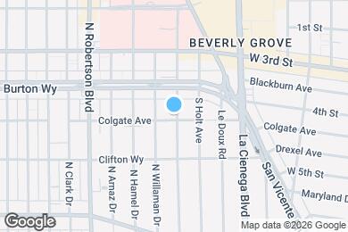 Map image of the property - 439 S Sherbourne Dr